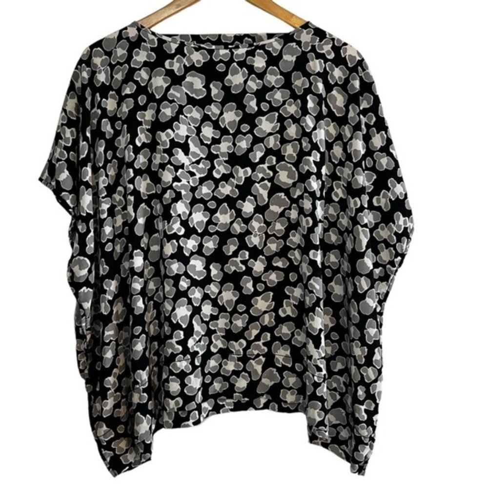 Diane Von Furstenberg silk hanky blouse oversized fit size S excellent condition - Picture 2 of 10